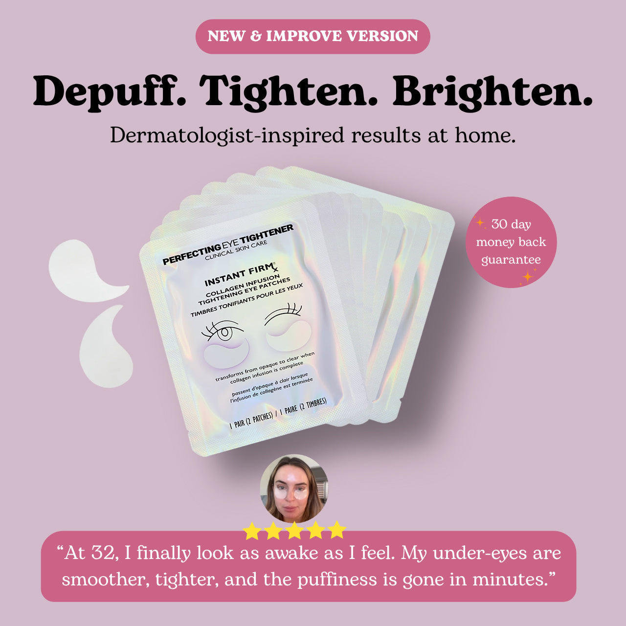 🔥Instant Firming Collagen Injection Firming Eye Patches