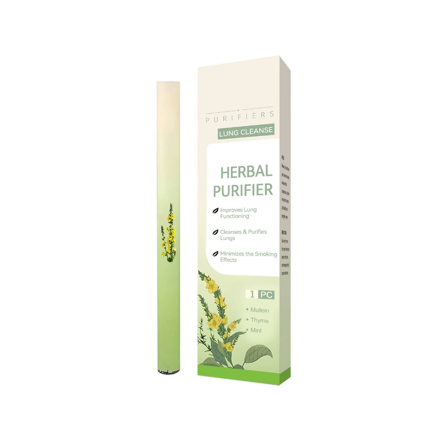 LOVILDS™ Mullein Relaxation Stick – Soothes Lungs, Detoxifies, Freshens Breath