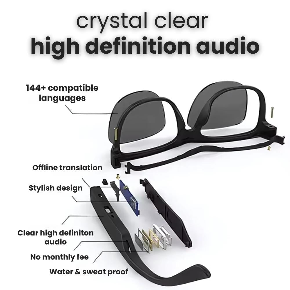 glasses that can "talk" make communication borderless!