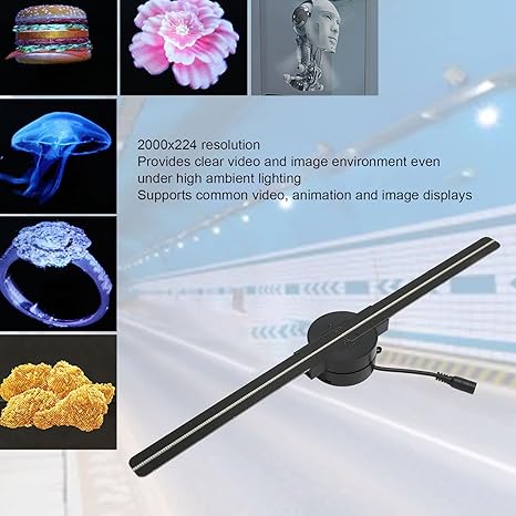 🔥 Sale 70% OFF🔥3D Hologram LED Fan Projector