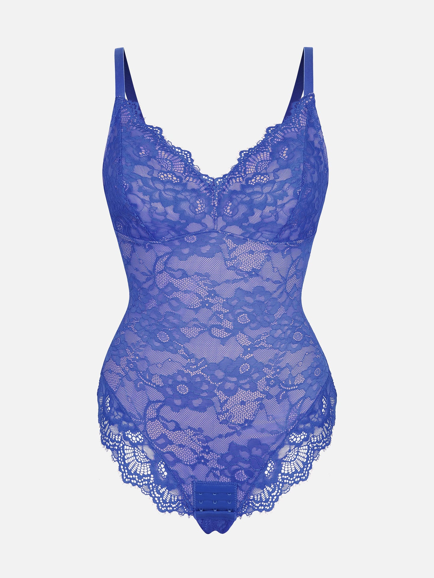 Feelingirl-V-Neck-Bodysuit-with-Lace-Fabric-BU7