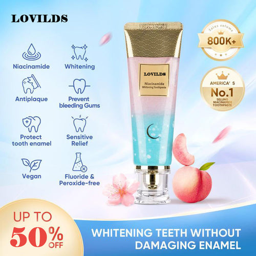 🦷 Say Goodbye to Stains & Bad Breath – Try LOVILDS™ Whitening Toothpaste!