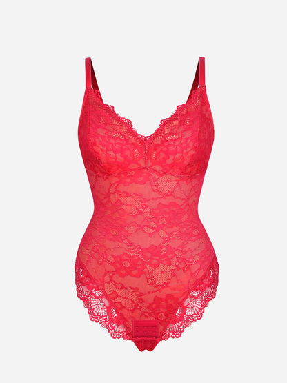 Feelingirl-V-Neck-Bodysuit-with-Lace-Fabric-RD8